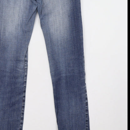 gian vargian Womens Blue   Straight Jeans Size 28 L32 in