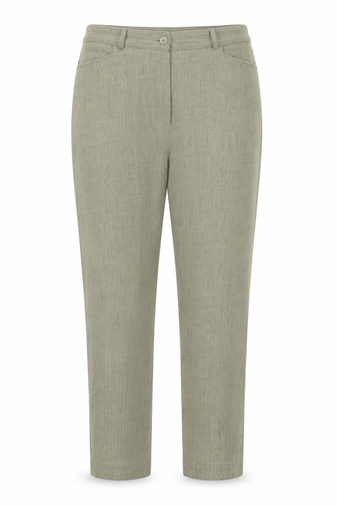 Womens UK Size 14 Alexara Regular Fit  Green Trousers