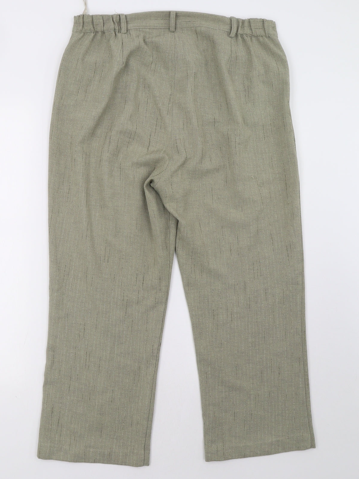 Womens UK Size 14 Alexara Regular Fit  Green Trousers