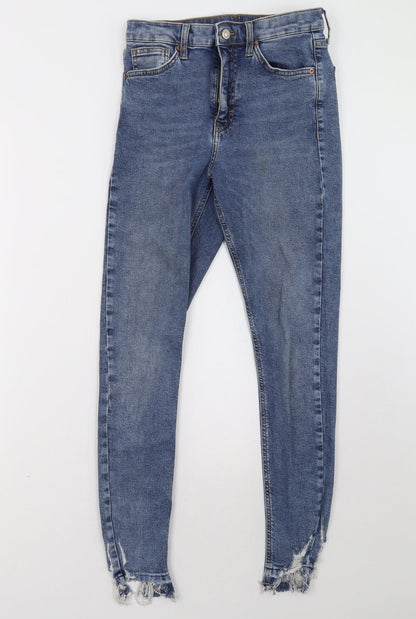 Topshop Womens Blue   Skinny Jeans Size 28 L32 in