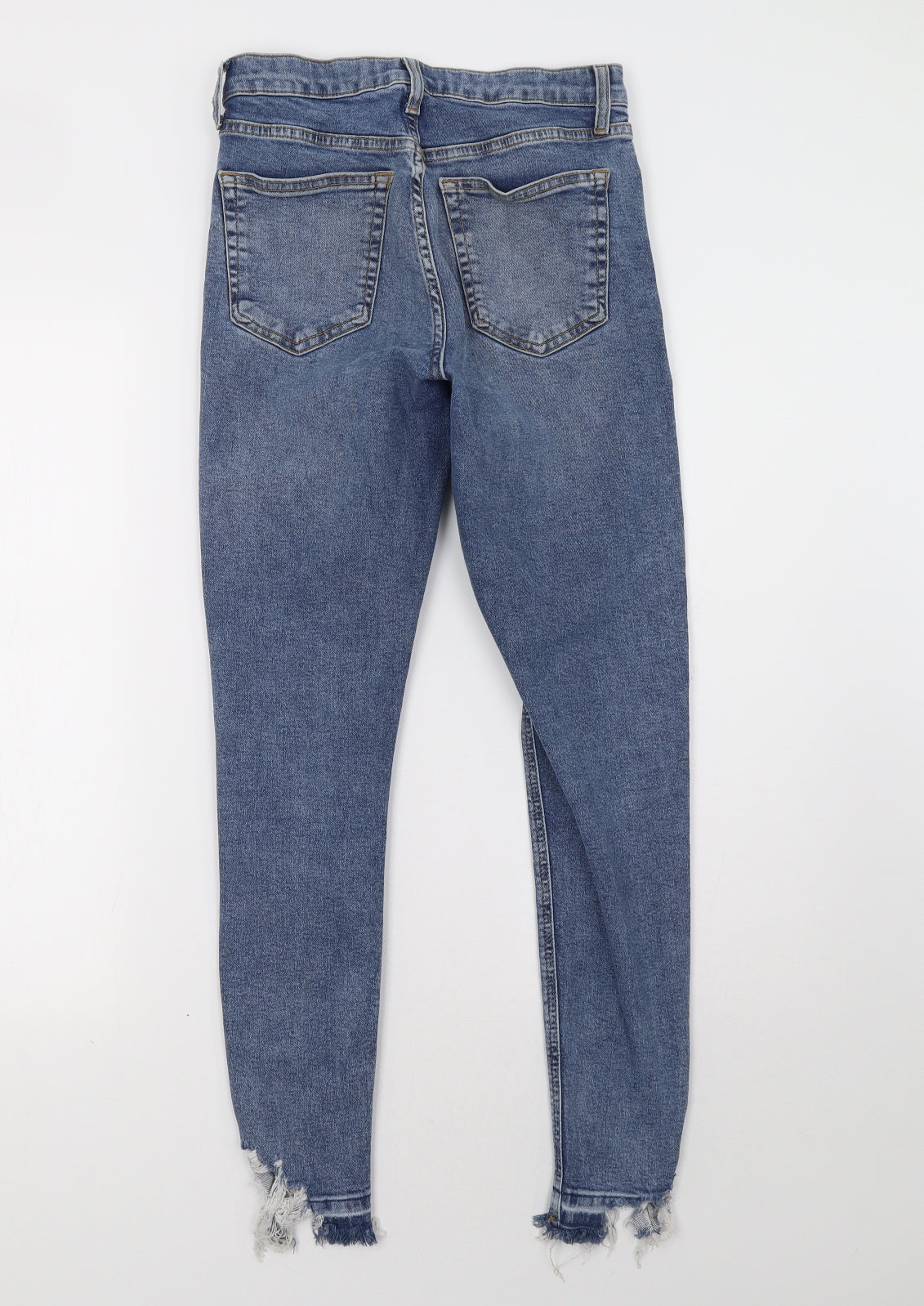 Topshop Womens Blue   Skinny Jeans Size 28 L32 in