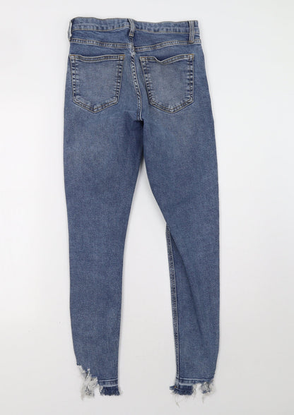 Topshop Womens Blue   Skinny Jeans Size 28 L32 in
