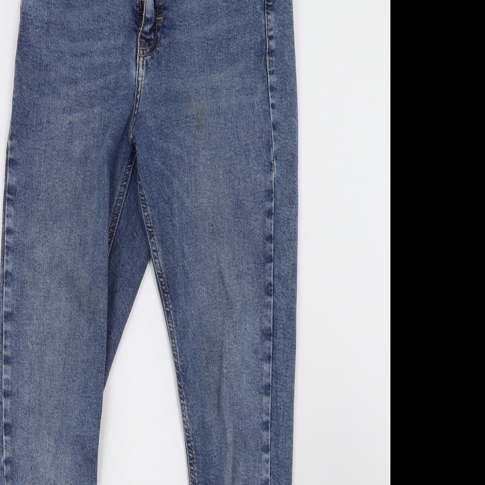 Topshop Womens Blue   Skinny Jeans Size 28 L32 in