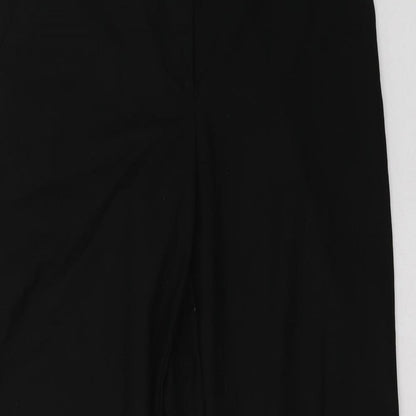 Womens UK Size 34 H&M Regular Fit  Black Trousers