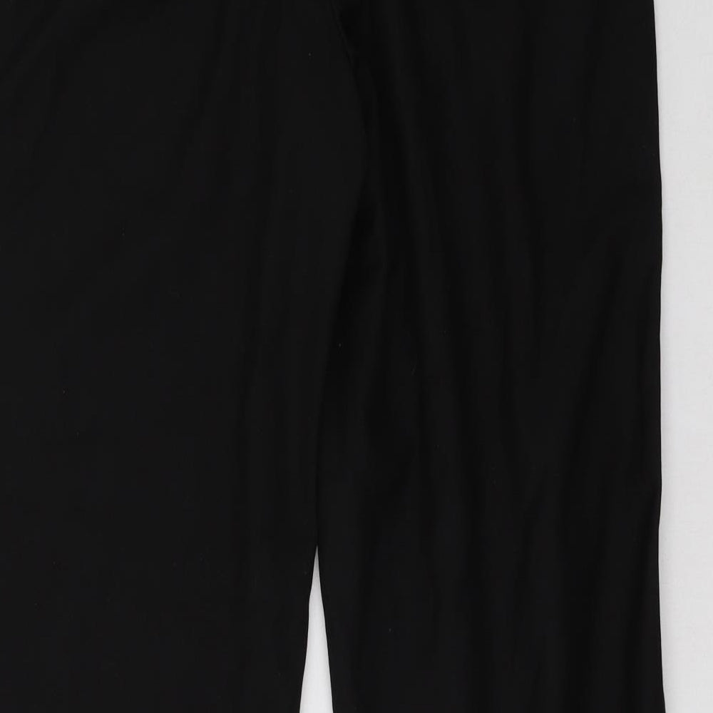 Womens UK Size 34 H&M Regular Fit  Black Trousers