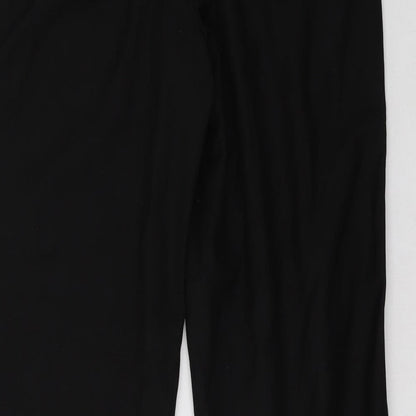 Womens UK Size 34 H&M Regular Fit  Black Trousers