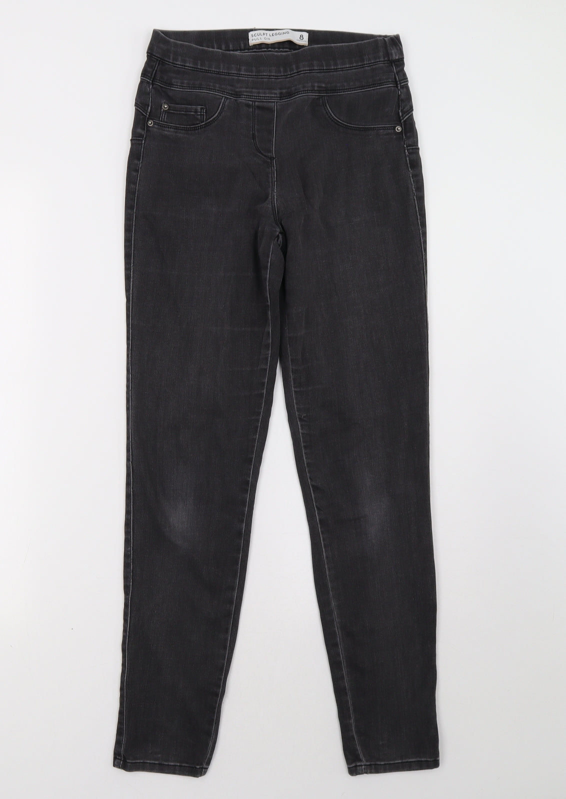 Womens UK Size 8 NEXT Regular Fit Jegging Grey Trousers