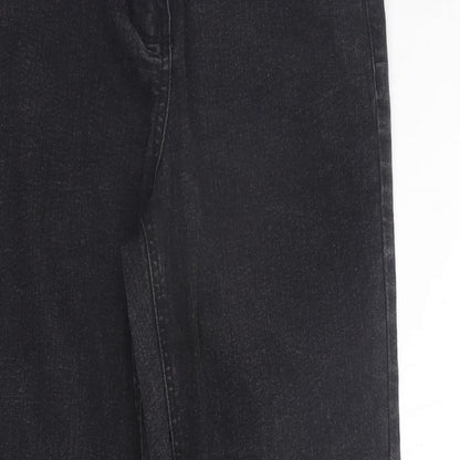 George Womens Black   Straight Jeans Size 12 L24 in