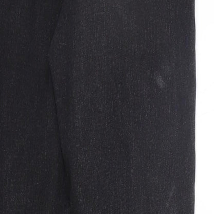 George Womens Black   Straight Jeans Size 12 L24 in