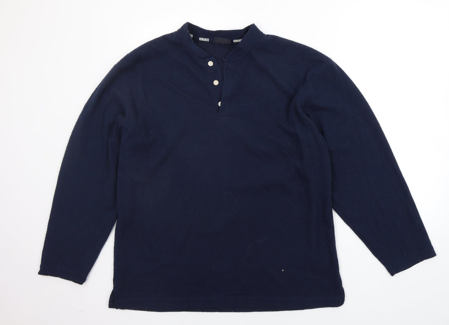ARMANDO Mens Blue   Pullover Jumper Size L