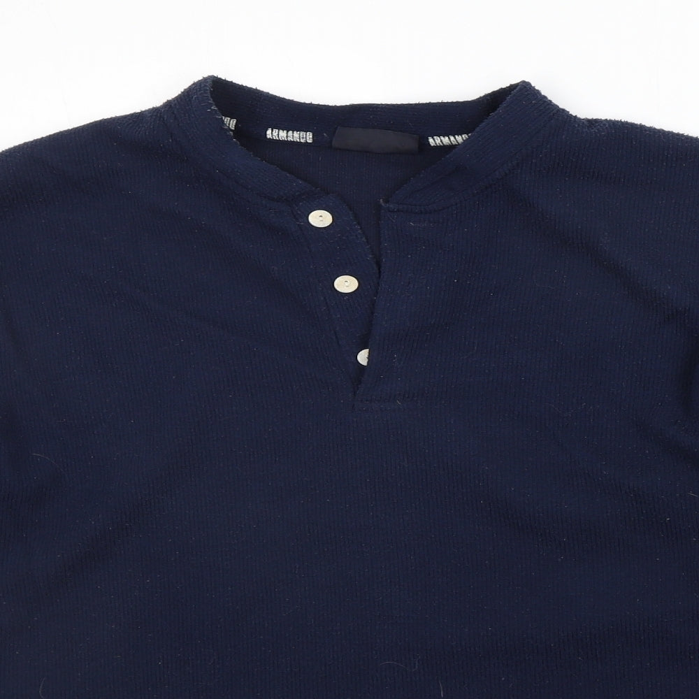 ARMANDO Mens Blue   Pullover Jumper Size L