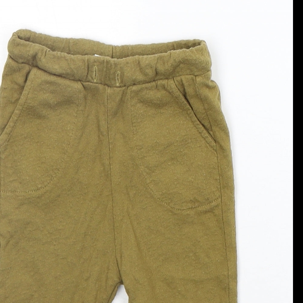 Zara Baby Brown   Jogger Trousers Size 6-9 Months