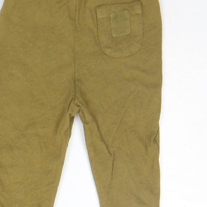 Zara Baby Brown   Jogger Trousers Size 6-9 Months