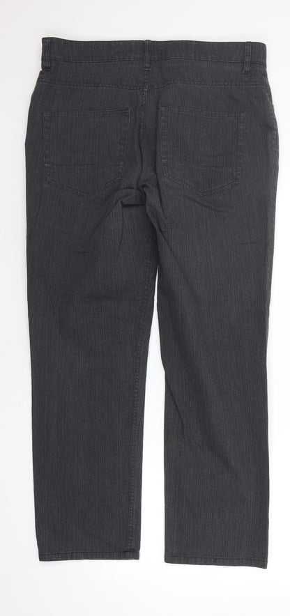 NEXT Womens Grey   Straight Jeans Size 34 in L27 in