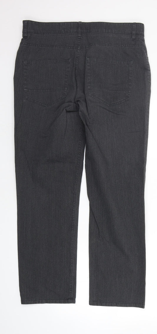 NEXT Womens Grey   Straight Jeans Size 34 in L27 in