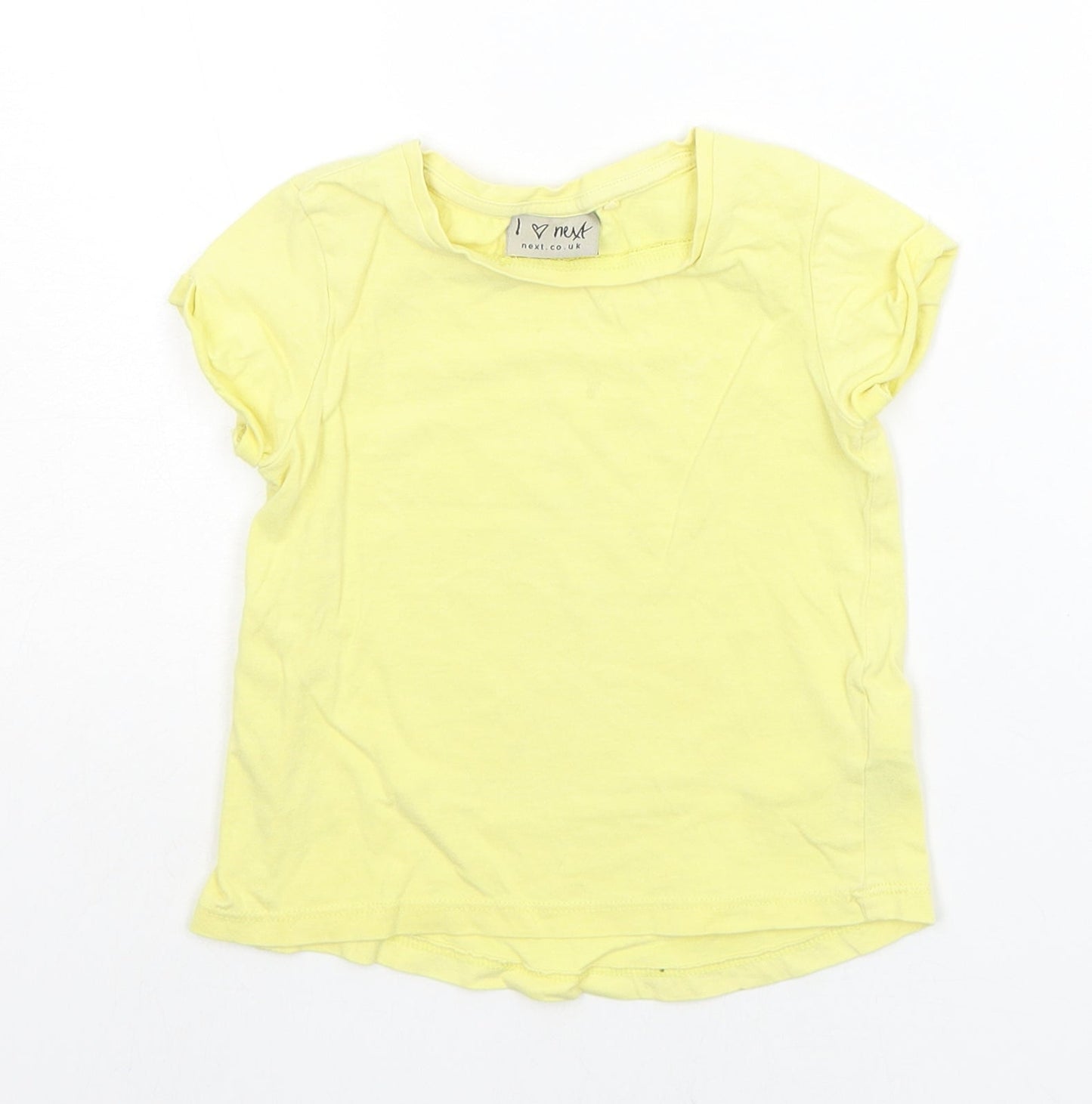NEXT Boys Yellow   Basic T-Shirt Size 2-3 Years