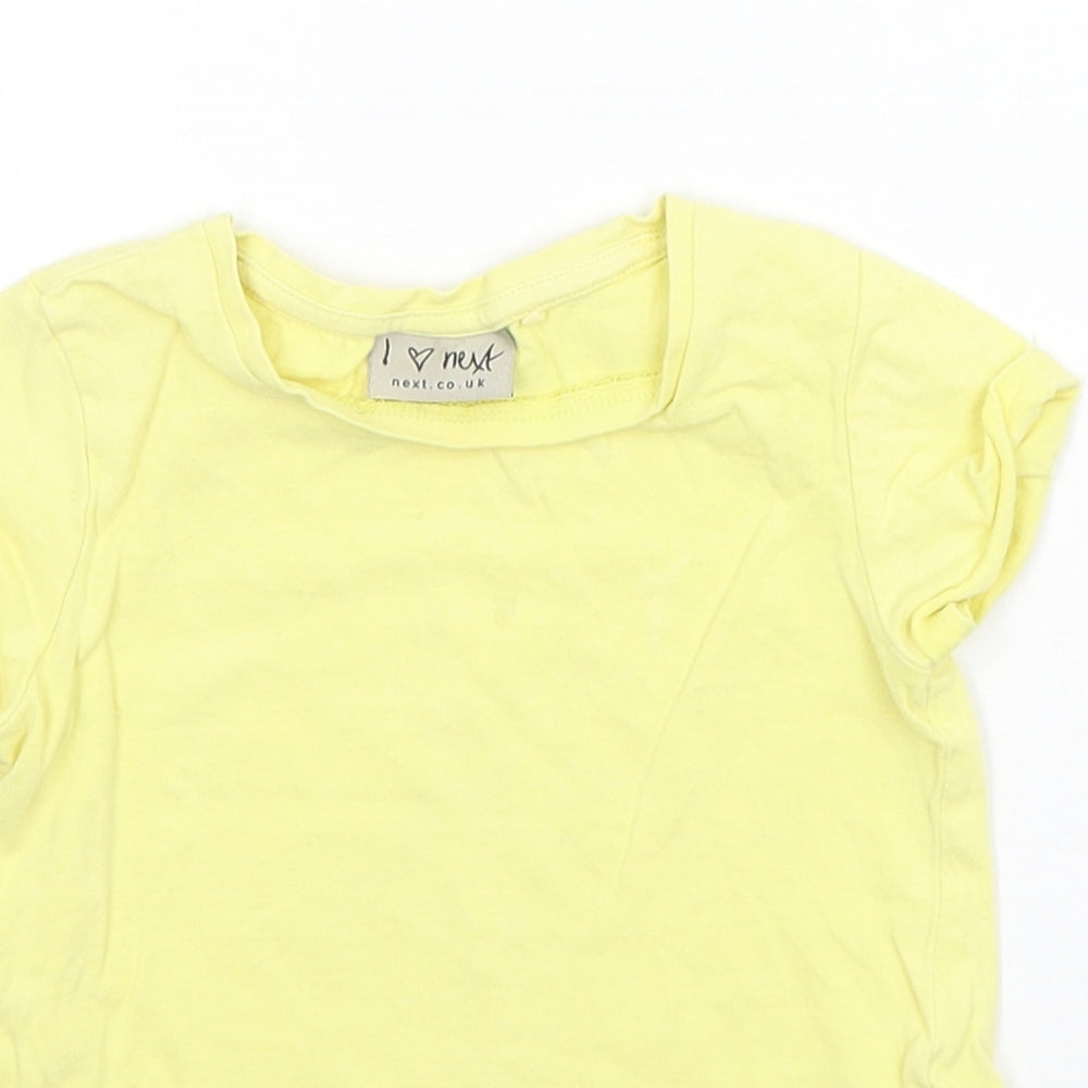NEXT Boys Yellow   Basic T-Shirt Size 2-3 Years