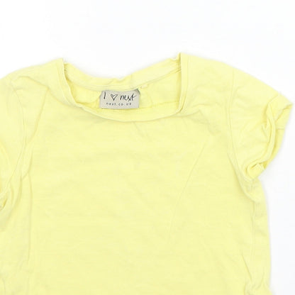 NEXT Boys Yellow   Basic T-Shirt Size 2-3 Years