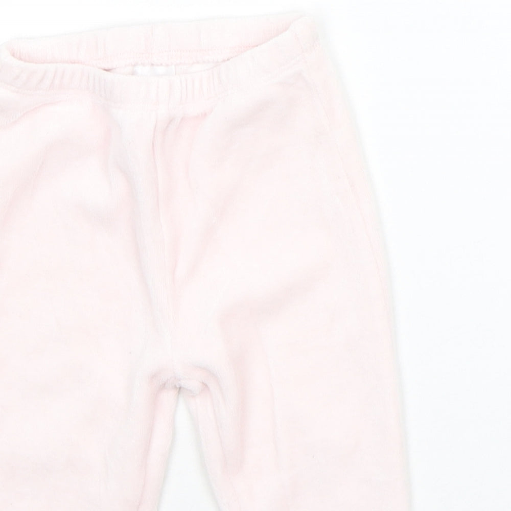 Matalan Baby Pink   Jogger Trousers Size 12-18 Months