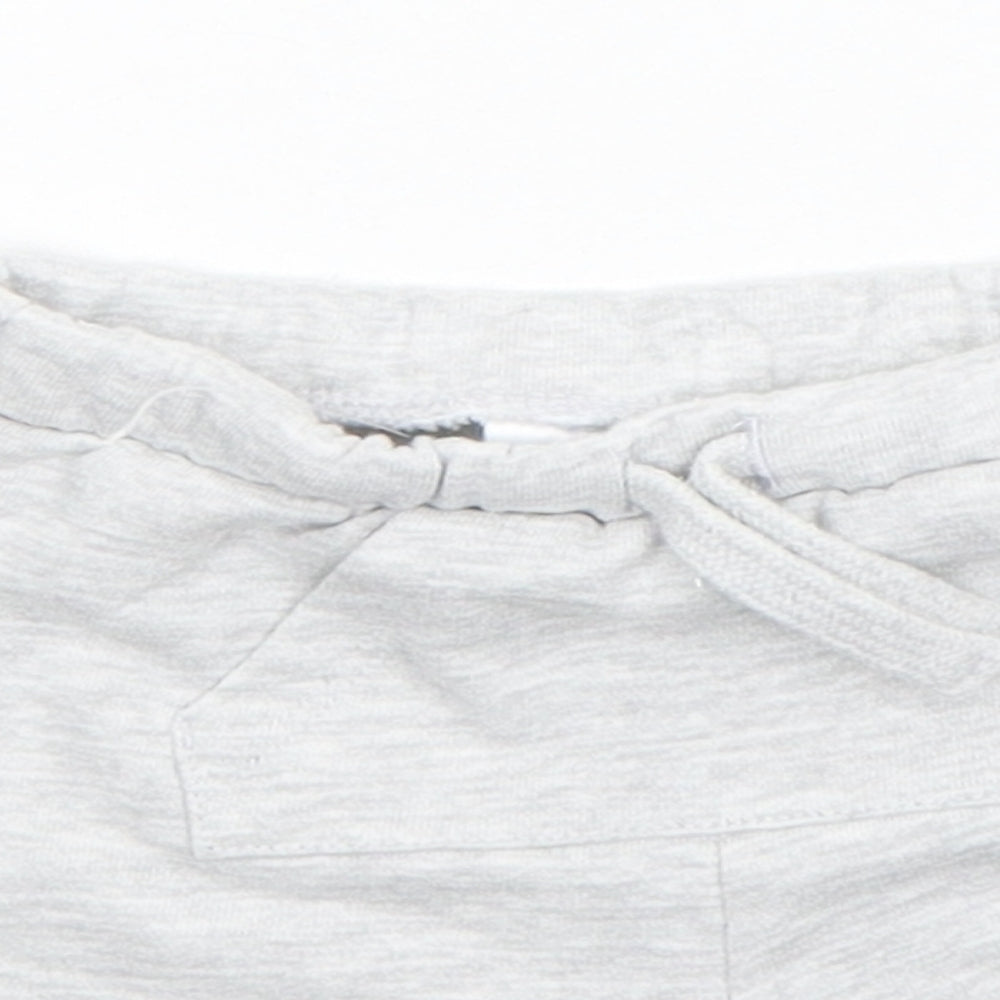 FRED & FLO Baby Grey   Cropped Trousers Size 6-9 Months