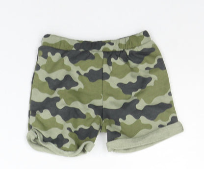 FRED & FLO Baby Green Camouflage  Cropped Trousers Size 6-9 Months