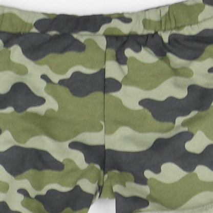 FRED & FLO Baby Green Camouflage  Cropped Trousers Size 6-9 Months