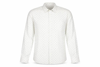 Mens UK Size L New Look White  Button-Up Long Sleeve Casual Shirt