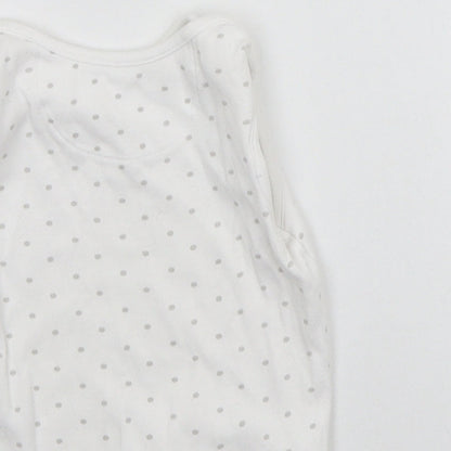 Very Baby White Geometric  Babygrow One-Piece Size 12-18 Months