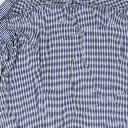 Livergy Mens Blue Check   Button-Up Size L