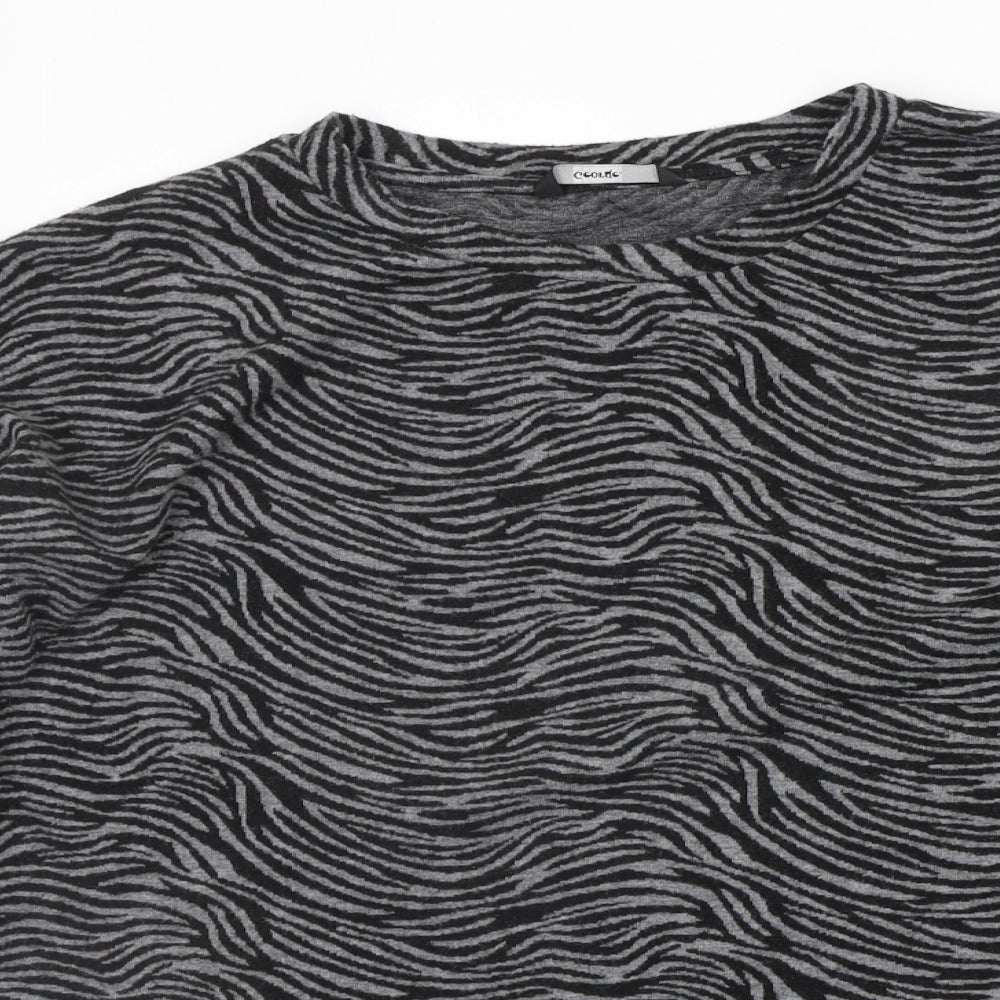 George Womens Grey Floral  Pullover Jumper Size 14