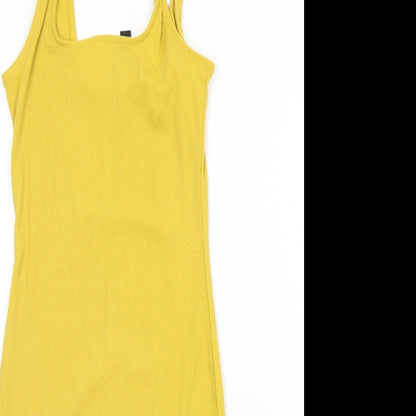 New Look Womens Yellow   A-Line  Size 6