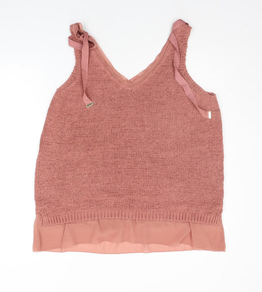 Womens UK Size L NEXT Pink Pullover Jumper