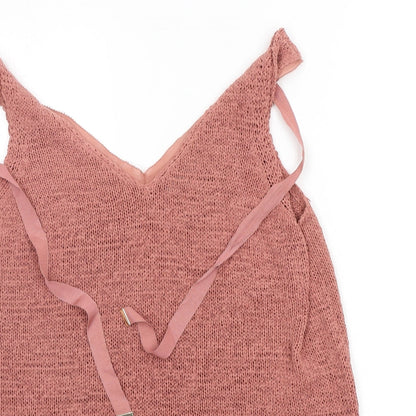 Womens UK Size L NEXT Pink Pullover Jumper