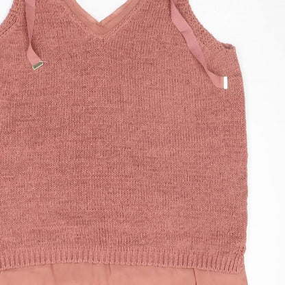 Womens UK Size L NEXT Pink Pullover Jumper