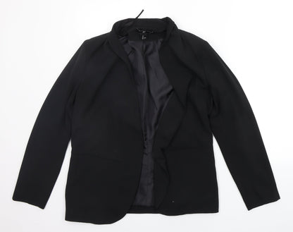 Womens UK Size 10 H&M Black Jacket