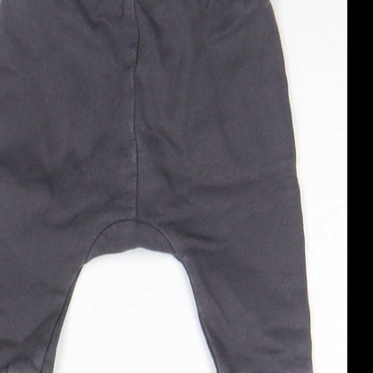 Nutmeg Baby Grey   Jogger Trousers Size 0-3 Months