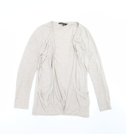 Womens UK Size 8 New Look Beige Cardigan Jumper