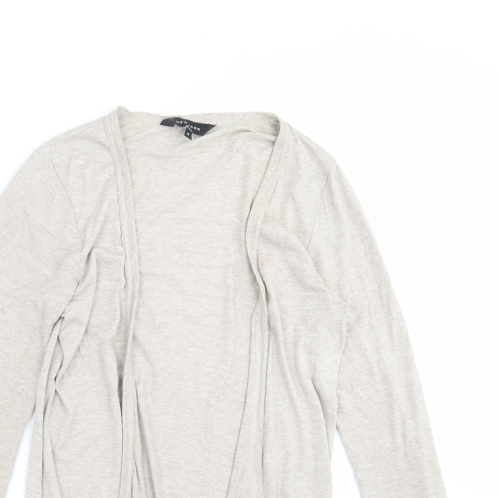 Womens UK Size 8 New Look Beige Cardigan Jumper