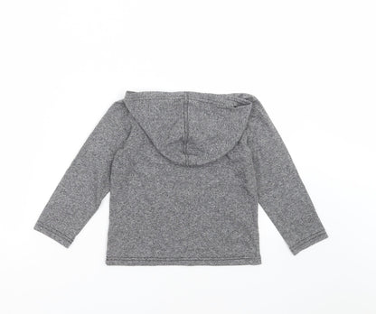 The Childrens Place Boys Grey   Pullover Hoodie Size 4 Years  - basketball