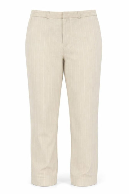 Womens UK Size S Stradivarius Regular Fit  Beige Trousers