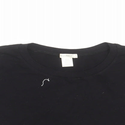 Bozzolo Womens Black   Cropped T-Shirt Size S  - bae