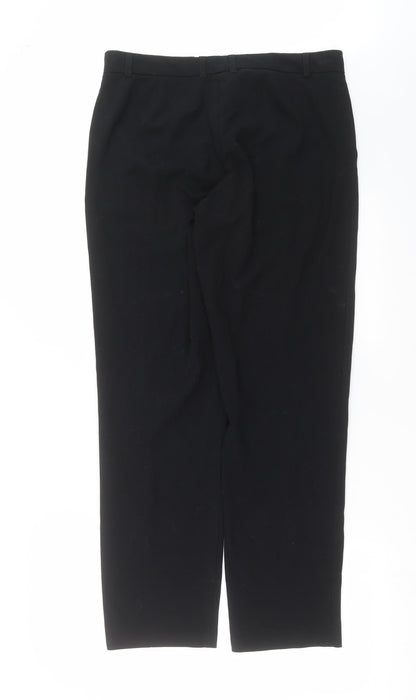 Womens UK Size 12 Marks and Spencer Regular Fit  Black Trousers