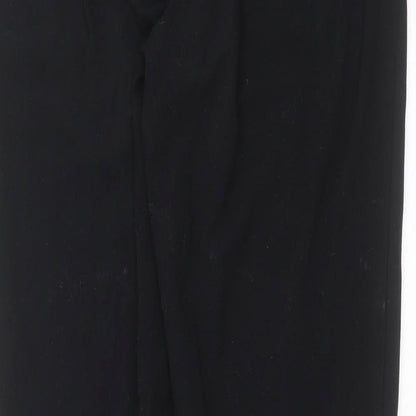 Womens UK Size 12 Marks and Spencer Regular Fit  Black Trousers