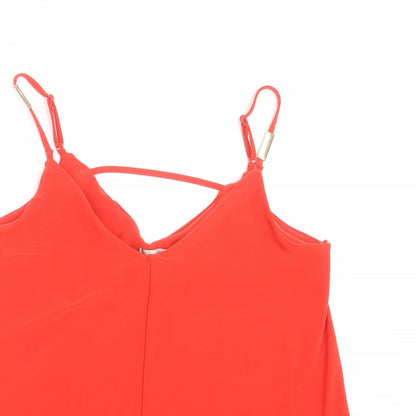 George Womens Red   Basic Blouse Size 14