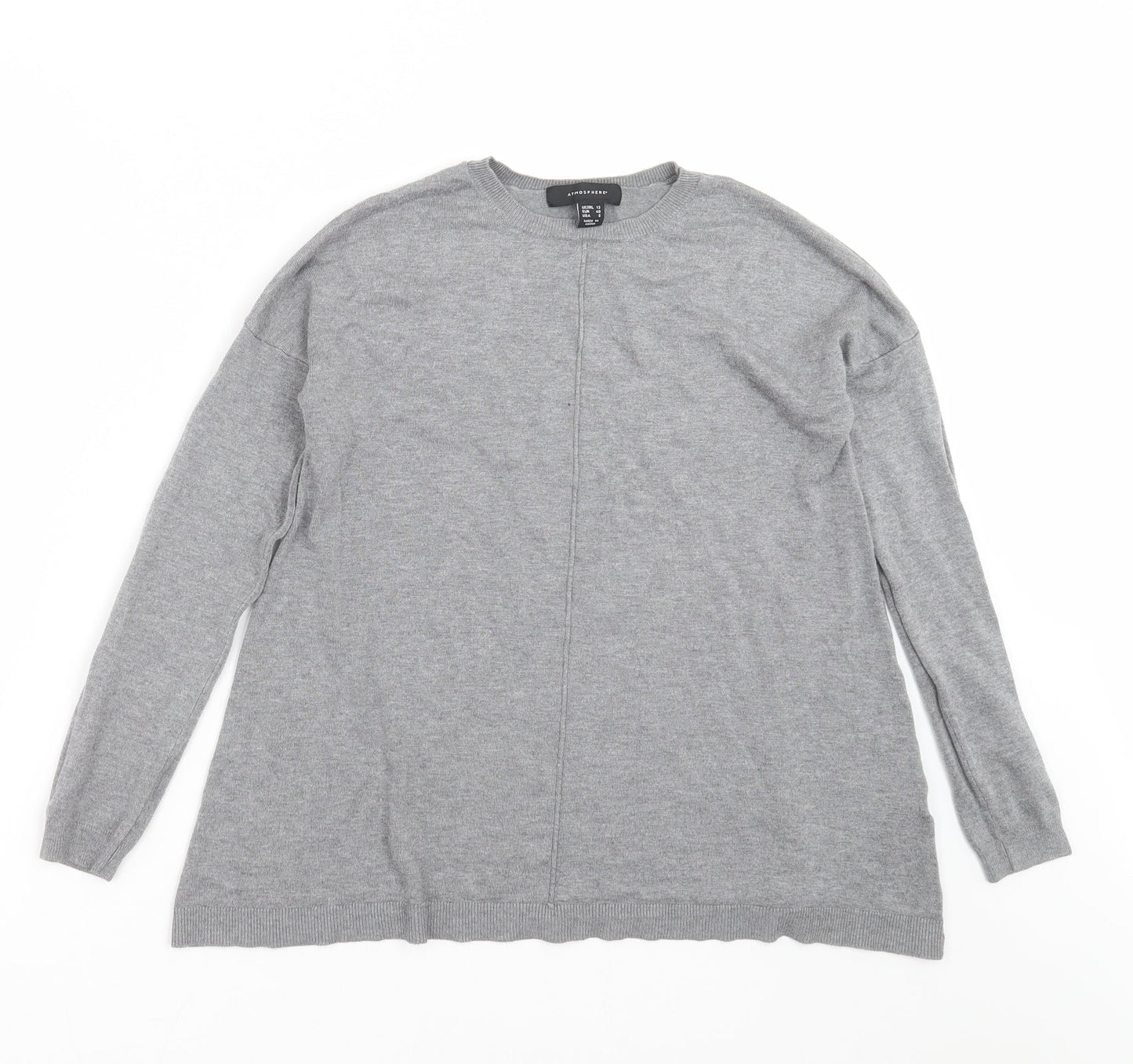 Primark Womens Grey  Knit Pullover Jumper Size 12