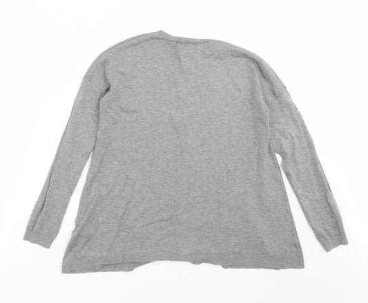 Primark Womens Grey  Knit Pullover Jumper Size 12