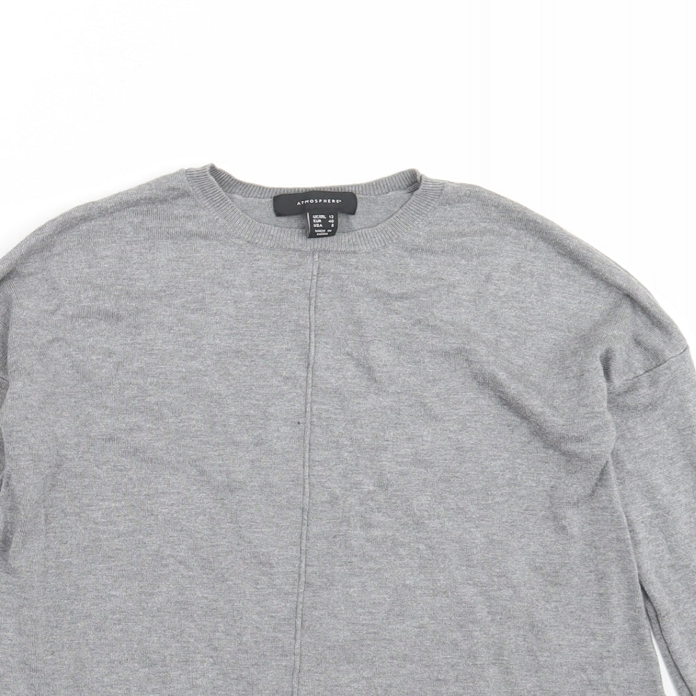 Primark Womens Grey  Knit Pullover Jumper Size 12