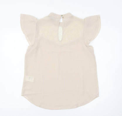 Womens UK Size 12 H&M Pink Basic Blouse