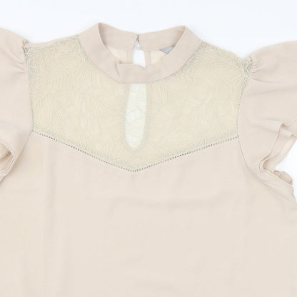 Womens UK Size 12 H&M Pink Basic Blouse