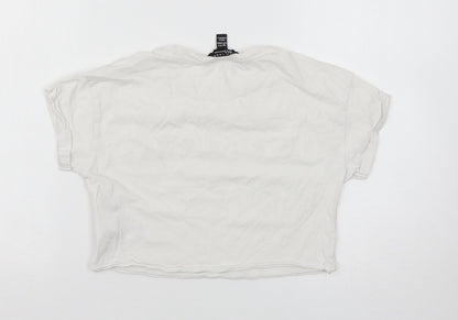 New Look Girls White   Basic T-Shirt Size 10-11 Years  - F.R.I.E.N.D.S